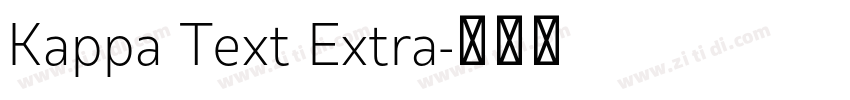 Kappa Text Extra字体转换